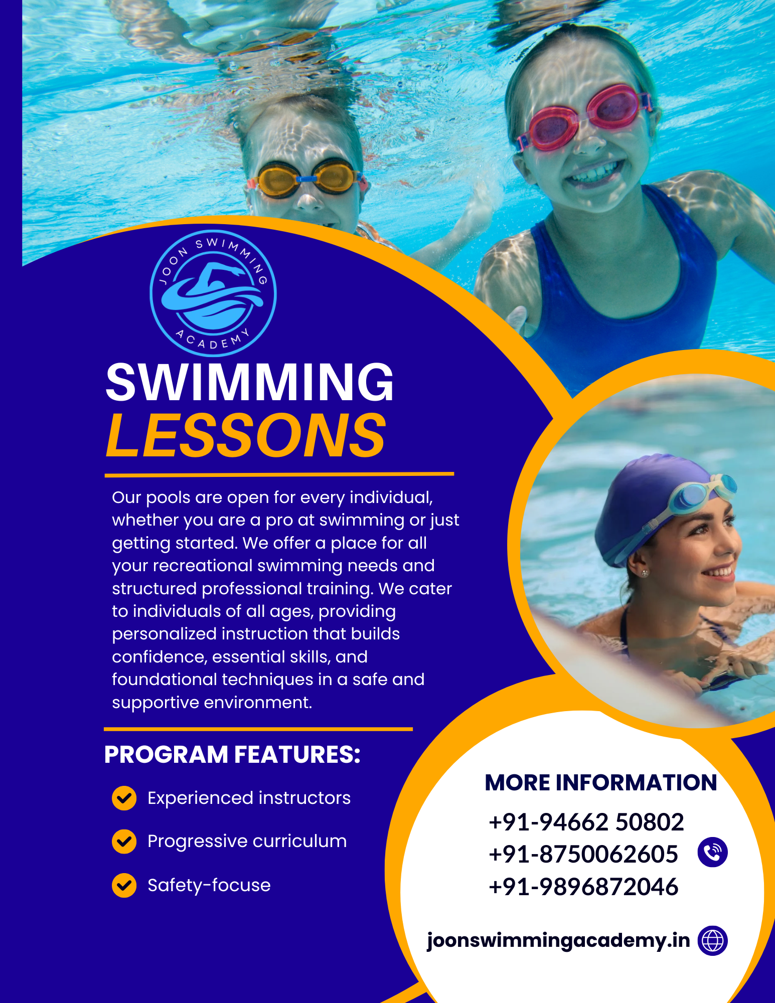 Swimming classes in Rohini Delhi